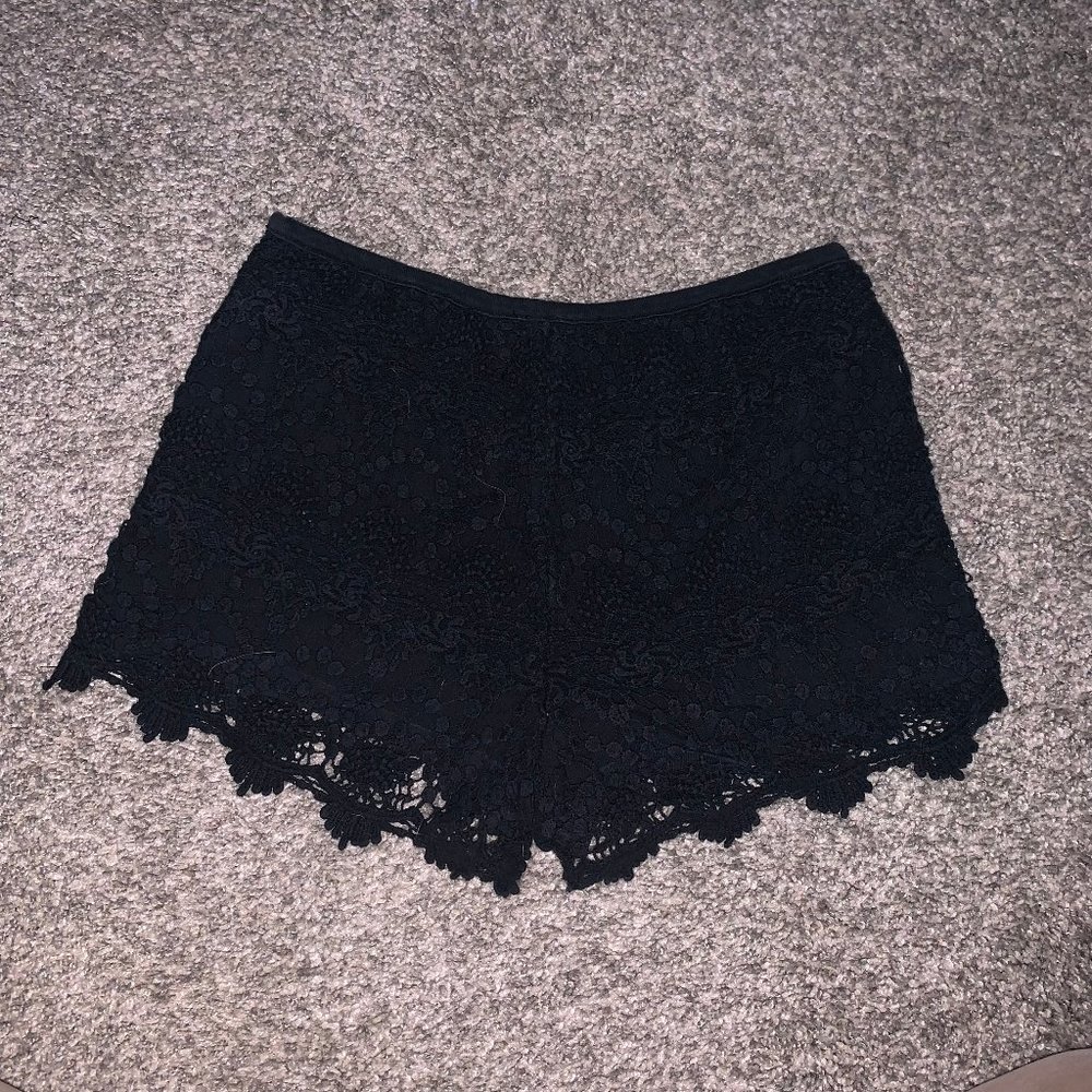 Tart High-Waisted Lace Shorts